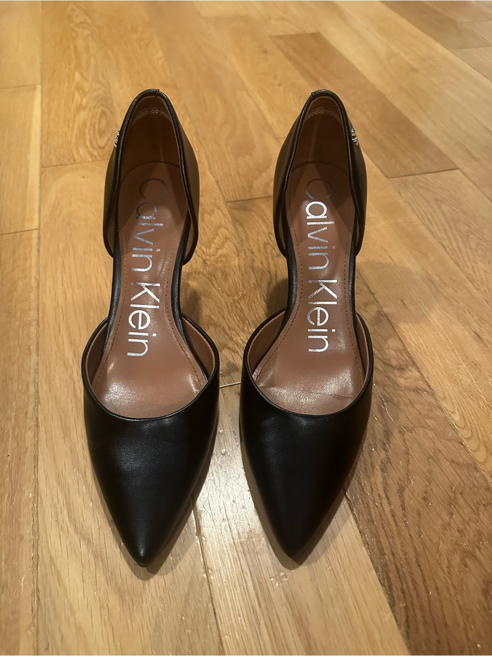 Calvin Klein Black Pointed Toe Women's Pumps
